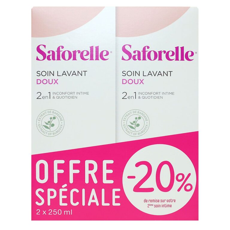 SAFORELLE SOIN LAVANT DOUX 2*250ML