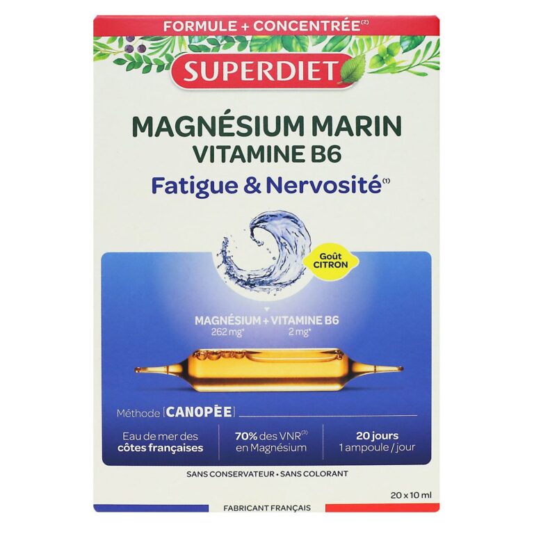SUPERDIET MAGNESIUM MARIN B6 20*15ML