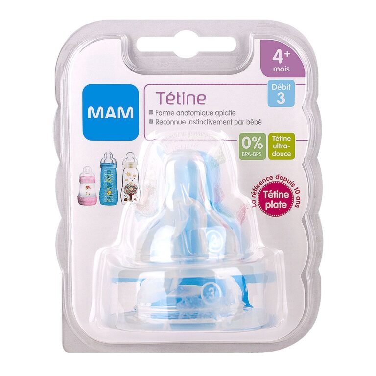MAM TETINE 4M+ DEB 3 X2