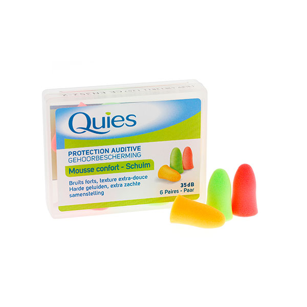 QUIES MOUSSE ANTI-BRUIT – BTE DE 6 PAIRES