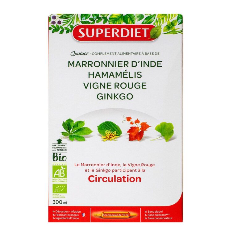 SUPERDIET QUATUOR CIRCULATION 20*15ML