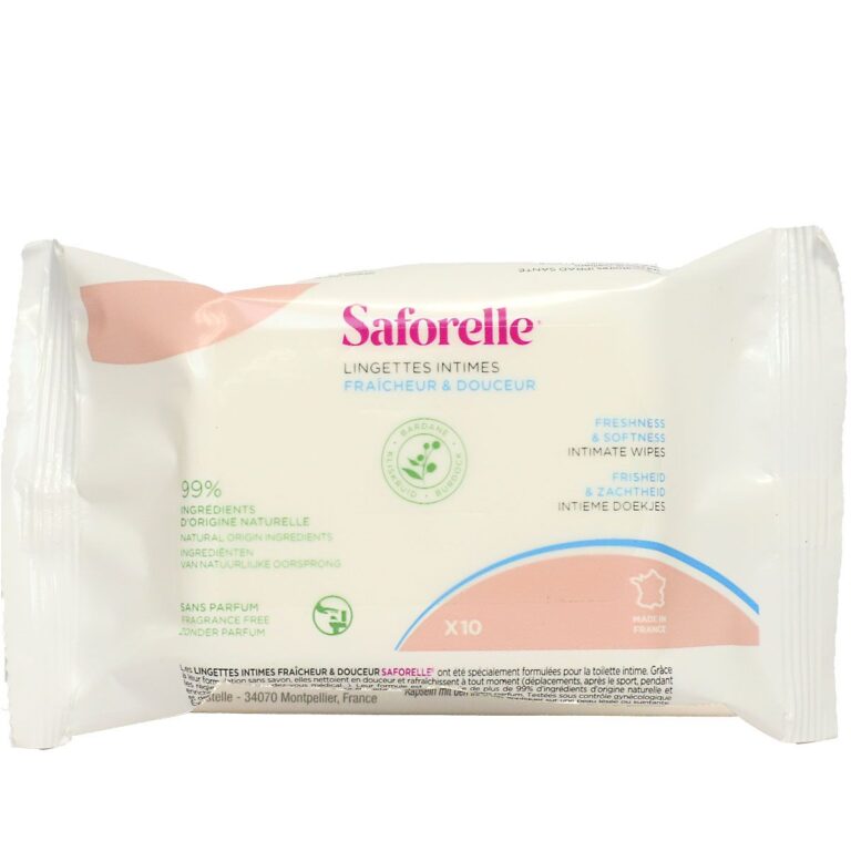 SAFORELLE LINGETTES FLUSHABLE *10