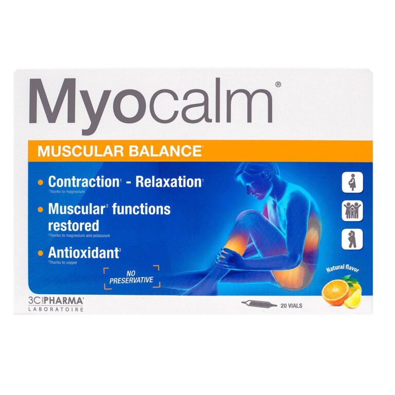 LES 3 CHENES MYOCALM AMP *20