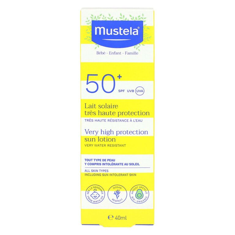 MUSTELA LAIT SOLAIRE VISAGE SPS50+ 40ML