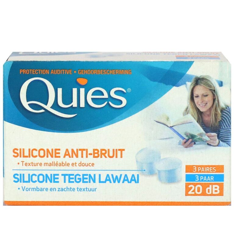 QUIES SILICONE ANTI-BRUIT BTE DE 3 PAIRES