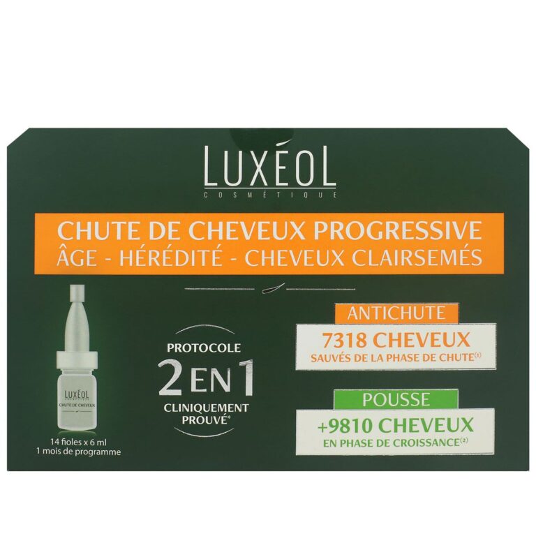LUXEOL CHUTE DE CHEVEUX PROGRESSIVE 2EN1
