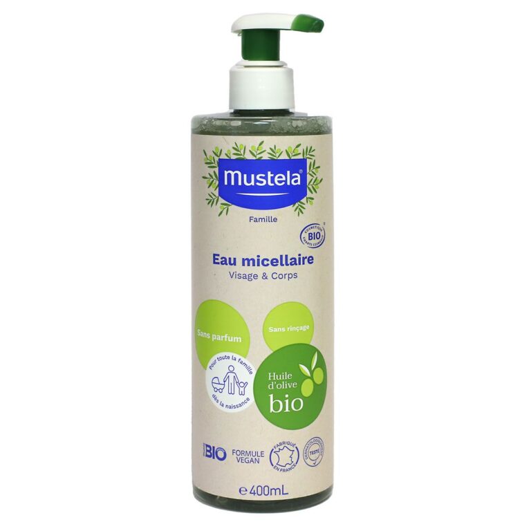 MUSTELA EAU MICELAIRE SS RINC. BIO 400ML