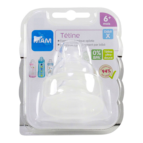 MAM TETINE 6M+ DEB X X2
