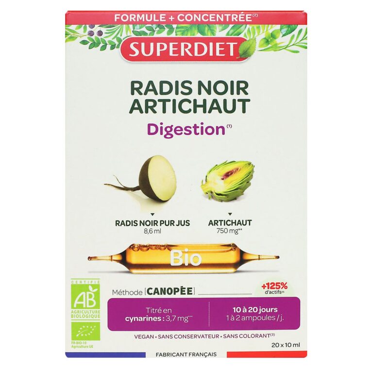 SUPERDIET RADIS NOIR/ARTICH 20*15ML