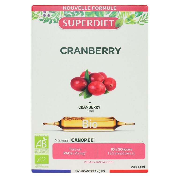 SUPERDIET CRANBERRY BIO AMP 20