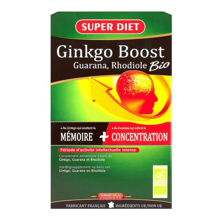 SUPERDIET GINKO+ GIN KOL AMP20