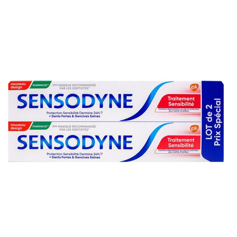SENSODYNE TRAITEMENT SENSIBLE 2*75ML
