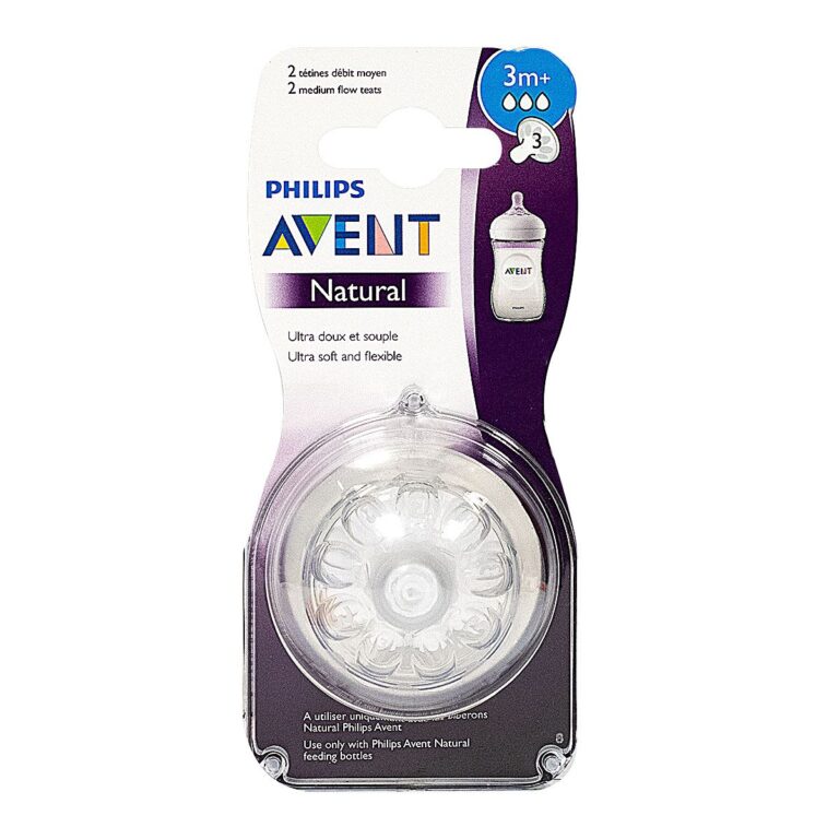 AVENT TET NATURAL DEB MOY 3M+ X2 2,0