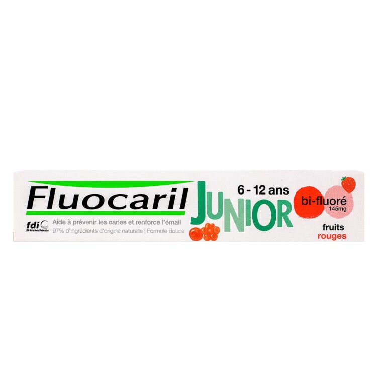 FLUOCARIL JUNIOR 6-12ANS FR ROUGE 75ML