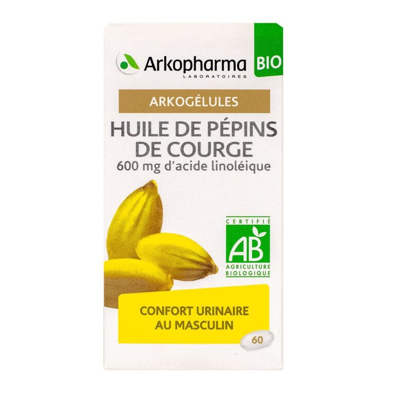 ARKOGEL HUILE PEPIN COURGE 60CAPS
