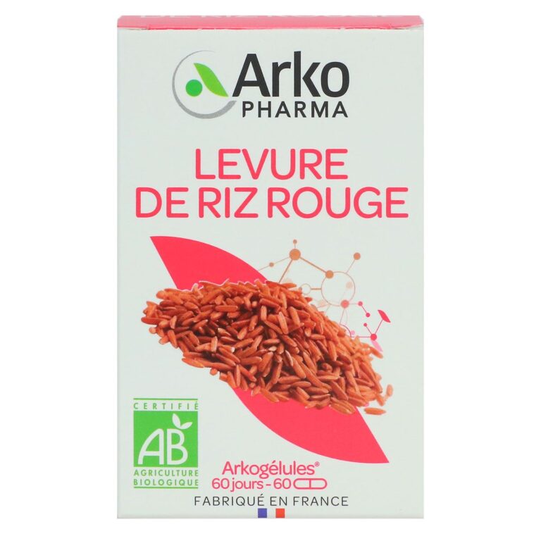 ARKOGEL LEVURE DE RIZ ROUGE 60G