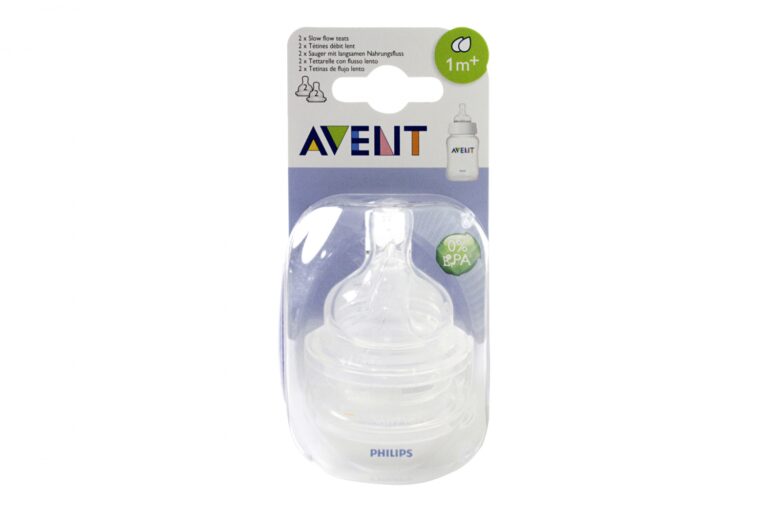 AVENT TETINE CLASSIC+ DEB LENT 1M+ X2